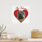 Mijn Chinese Shar-Pei Valentijn Poster (Keuken)