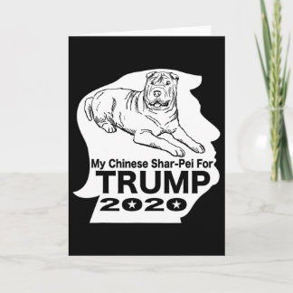 Mijn Chinese Shar-pei Voor Trump Tee T Shirt  Kaart