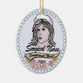 Mijn chirurgisch verpleegkundige keramisch ornament (Rechts)