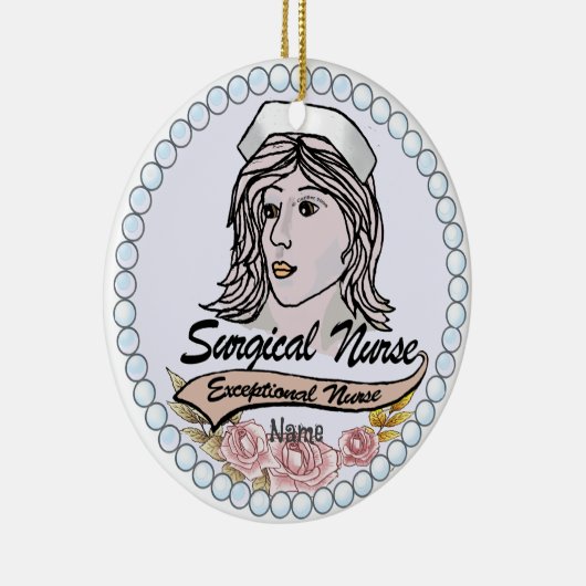 Mijn chirurgisch verpleegkundige keramisch ornament (Rechts)