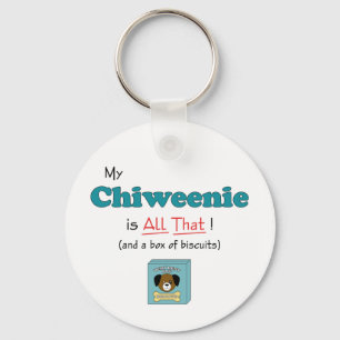 Mijn Chiweenie is alles. Sleutelhanger