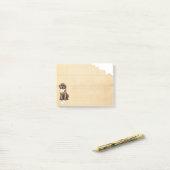 Mijn Chocolade Lab Ate mijn thuiswerk Post-it® Notes (Op bureau)