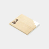 Mijn Chocolade Lab Ate mijn thuiswerk Post-it® Notes (Schuin)