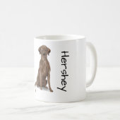 Mijn Chocolade Labradors Liefhebben Koffiemok (Voorkant rechts)