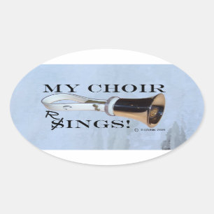 Mijn Choir Rings Oval Sticker
