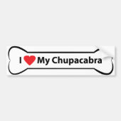 Mijn Chupacabra Bumpersticker (Voorkant)
