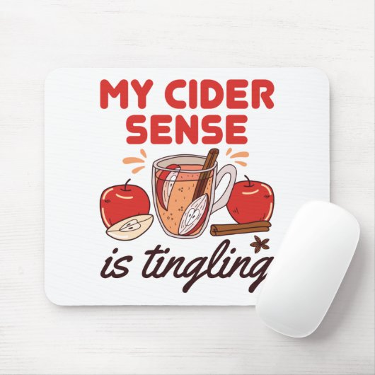 Mijn Cider Sense is grappige appelcider aan het ti Muismat (Met muis)