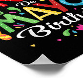 Mijn Cinco de Mayo Birthday Funny Cinco de Mayo Poster (Hoek)
