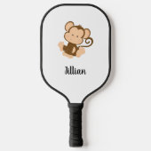Mijn Circus Mijn aap met aangepaste naam Pickleball Paddle (Voorkant)