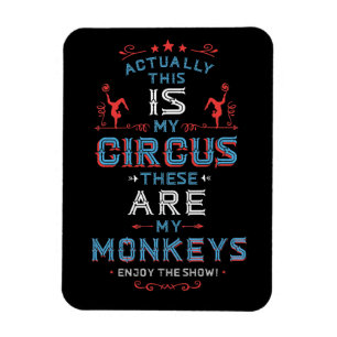 Mijn Circus Mijn apen Magnet Magneet