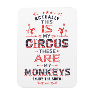 Mijn Circus Mijn apen Magnet Magneet
