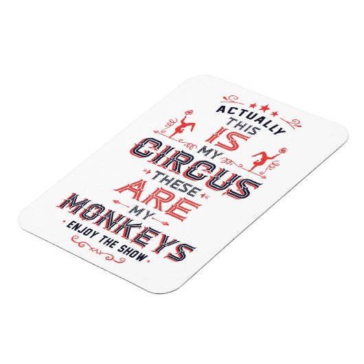 Mijn Circus Mijn apen Magnet Magneet (Linkerzijde)