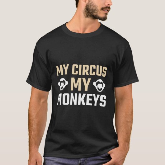 Mijn Circus Mijn Apen T-shirt (Voorkant)