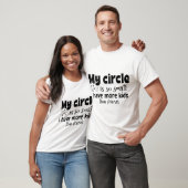 Mijn Cirkel Is Zo Klein Dat Ik Meer Kinderen Dan V T-shirt (Unisex)