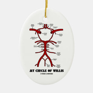 Mijn Cirkel van (Anatomische) Willis Keramisch Ornament
