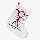 Mijn cirkel van Willis-anatomische bloedcirculatie Grote Kerstsok (Voorkant (Hangend))