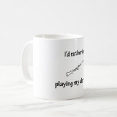 Mijn Clarinet afspelen Koffiemok (Voorkant links)