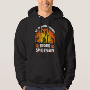 Mijn Clumber Spaniel Hond Rijdt Heks Schot Hagel H Hoodie