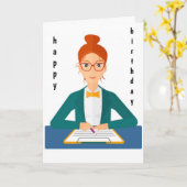 MIJN ***CO-WERKER *** KAART (Gele Bloem)