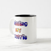 Mijn Coastie missen Tweekleurige Koffiemok (Voorkant links)