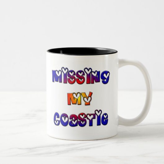 Mijn Coastie missen Tweekleurige Koffiemok (Rechts)