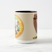 Mijn cockatoo is LOUDER dan die van jou. Tweekleurige Koffiemok (Center)