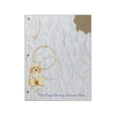 Mijn Cocker Spaniel Ate Mijn Lesson Plan Notitieblok (Linkerzijde)