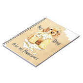Mijn Cocker Spaniel Ate Mijn thuiswerk Notitieboek (Linkerzijde)