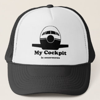 Mijn cockpit is enorm trucker pet