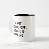 Mijn code is compileren tweekleurige koffiemok (Voorkant links)
