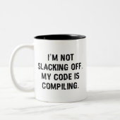 Mijn code is compileren tweekleurige koffiemok (Links)