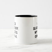Mijn code is compileren tweekleurige koffiemok (Center)