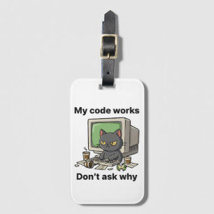 Mijn code werkt Vraag niet waarom Bagagelabel