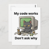 Mijn code werkt Vraag niet waarom Briefkaart (Voorkant / Achterkant)