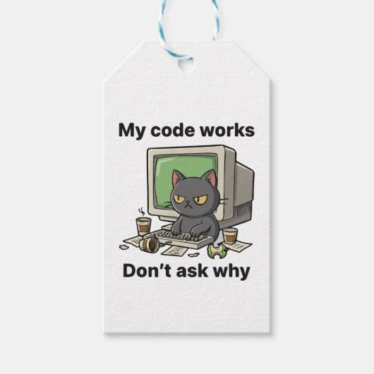 Mijn code werkt Vraag niet waarom Cadeaulabel (Voorkant)