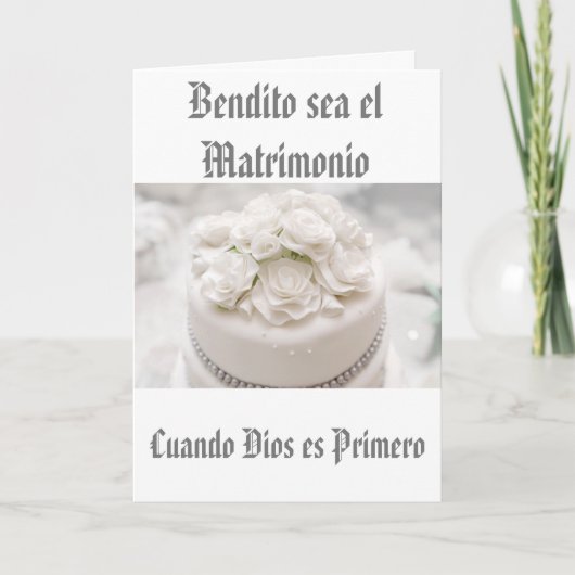 Mijn Collectie is gezegend met het huwelijk Kaart (Voorkant)