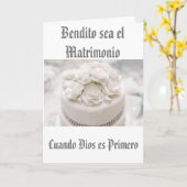 Mijn Collectie is gezegend met het huwelijk Kaart (Gele Bloem)