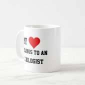 Mijn collega's behoren tot een Mok van een audiolo (Voorkant links)