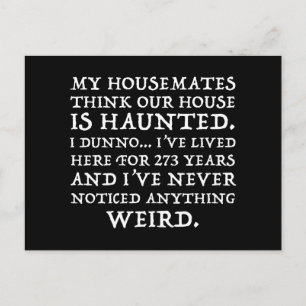 Mijn collega's denken dat ons huis gehakt is briefkaart