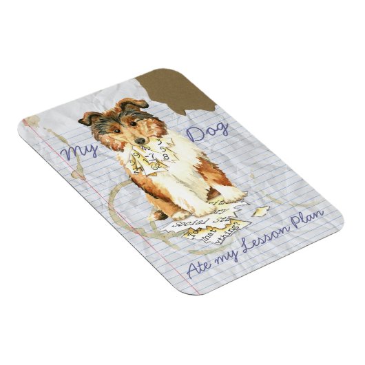 Mijn Collie Ate Mijn Lesson Plan Magneet (Rechterzijde)