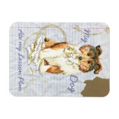 Mijn Collie Ate Mijn Lesson Plan Magneet (Horizontaal)