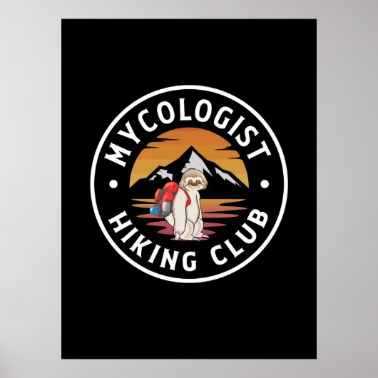 Mijn Coloog Hiking Club Poster (Voorkant)