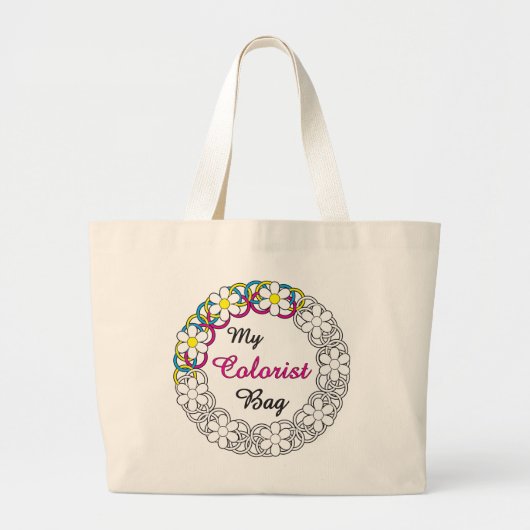 Mijn Colorist Bag Grote Tote Bag (Voorkant)