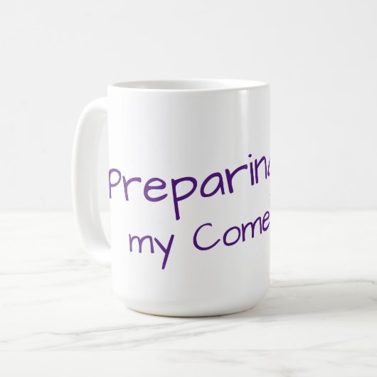 Mijn Comeback Koffiemok (Voorkant links)