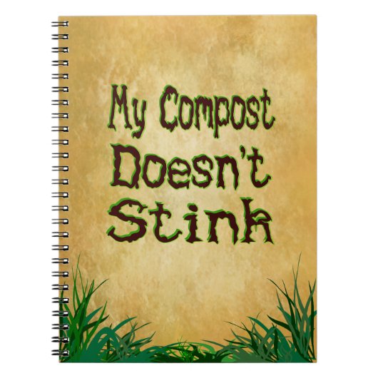 Mijn Compost Doesnt Stink Tuinplanner Notitieboek (Voorkant)