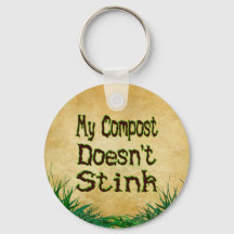 Mijn Compost laat Funny Gardener Sleutelhanger nie