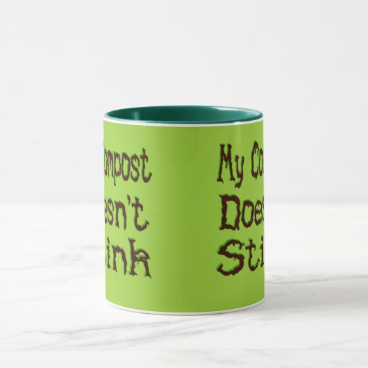 Mijn Compost staart Funny Gardener niet Mok (Midden)