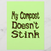 Mijn compost stinkt niet op custom flyer (Voorkant)