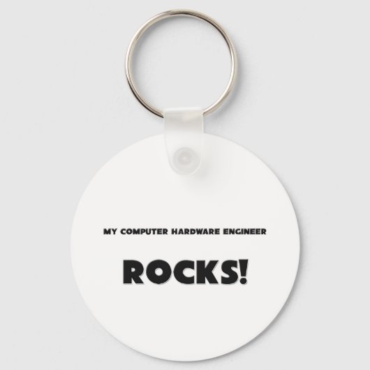 MIJN Computer Hardware Engineer ROCKS! Sleutelhanger (Voorkant)
