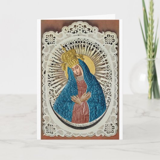 Mijn computer kleuring van de Maagd Maria kaart (Voorkant)